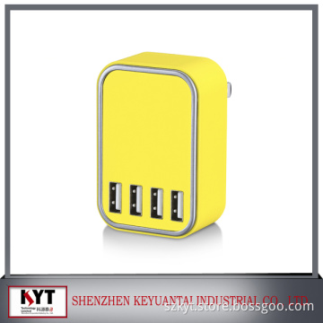 22.5w 5V4.5A 4 USB wall travel usb charger,CE,Rohs,Fcc,SAA certified